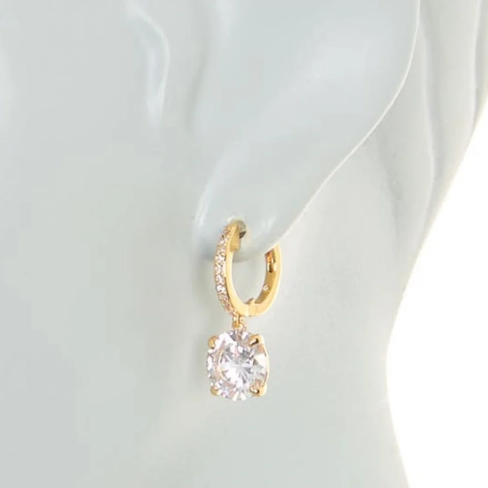 KATE SPADE DROP CRYSTAL DROP EARRINGS BOX DUST CLOTH